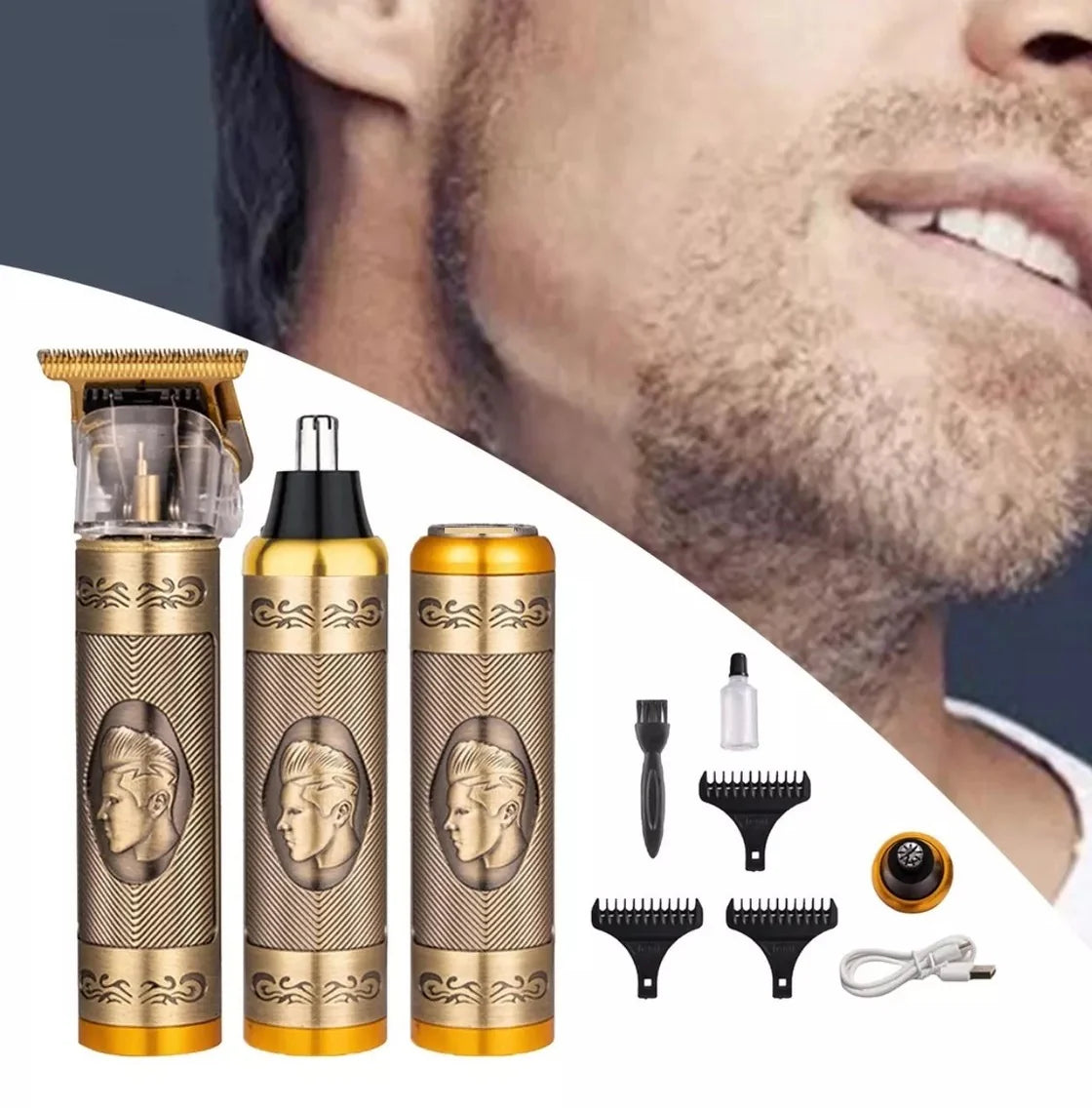 KIT DE AFAITADORA BUDA 3 EN 1