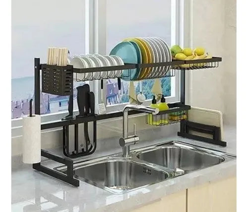 KITCHEN RAK ESCURRIDOR DE PLATOS GRANDE 🍽️