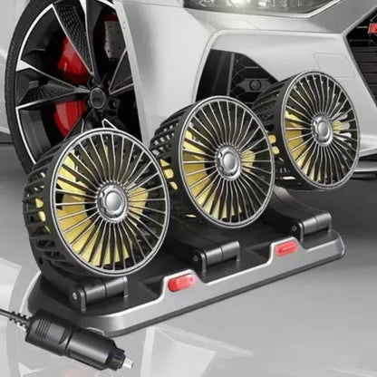 ABANICO TRIPLE CABEZAL PARA CARROS