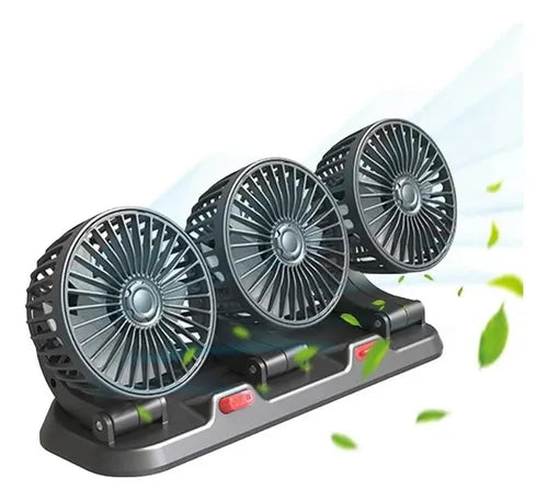 ABANICO TRIPLE CABEZAL PARA CARROS