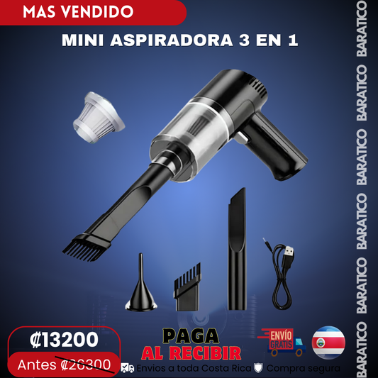 MINI ASPIRADORA 3 EN 1