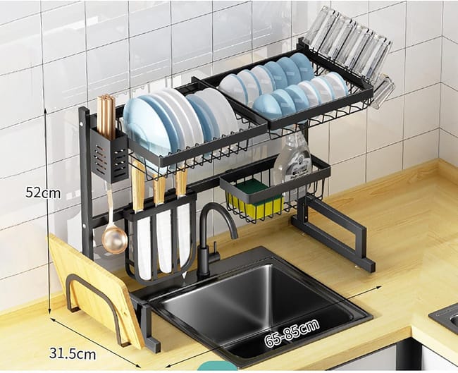 KITCHEN RAK ESCURRIDOR DE PLATOS GRANDE 🍽️